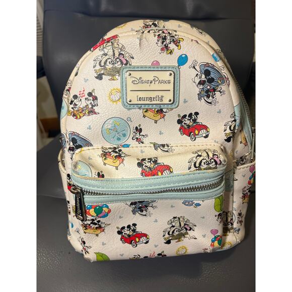 Disney Loungefly runaway Railroad backpack used - Picture 1 of 8